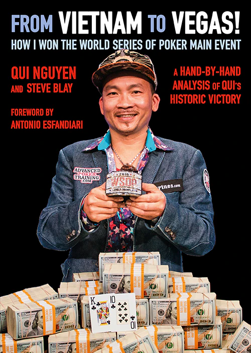 Cover of 'From Vietnam to Vegas', a poker book by Qui Nguyen and Steve Blay