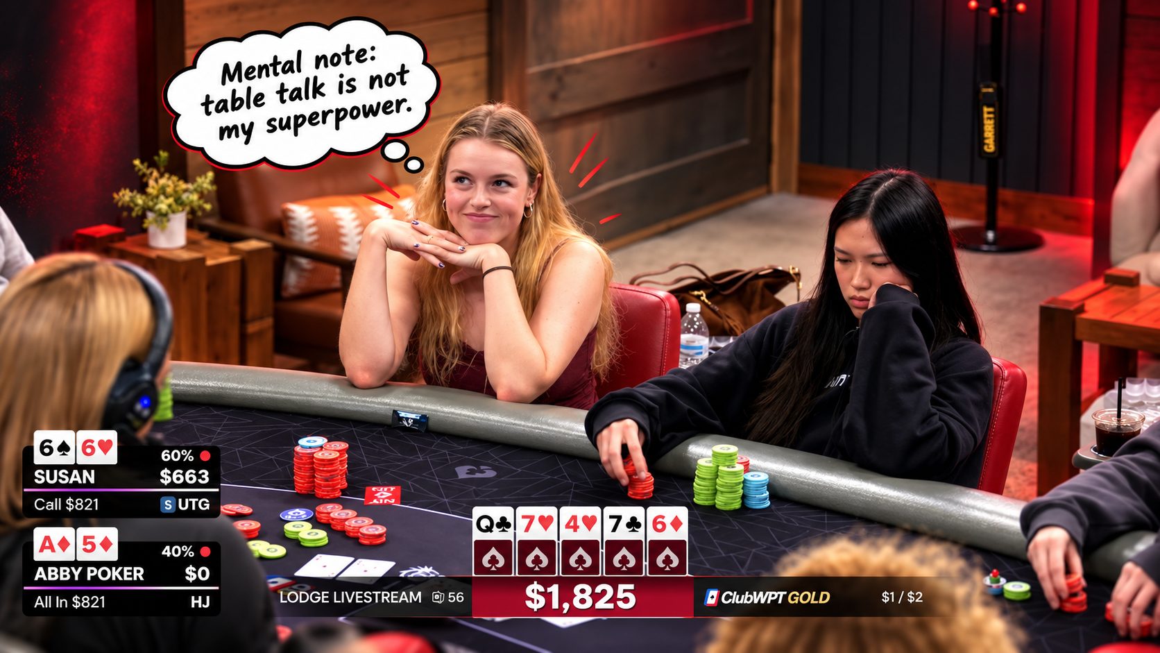 Abby Poker Lodge Hand